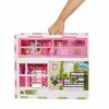 Barbie Dollhouse Playset with Barbie Doll & House with 2 Levels & 4 Play Areas, Fully Furnished, with Pet Puppy & Accessories - Image 5