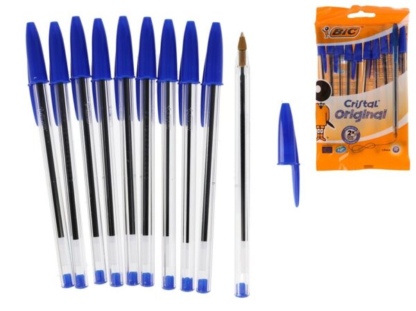 Bic Cristal Ball Pen X10 Blue