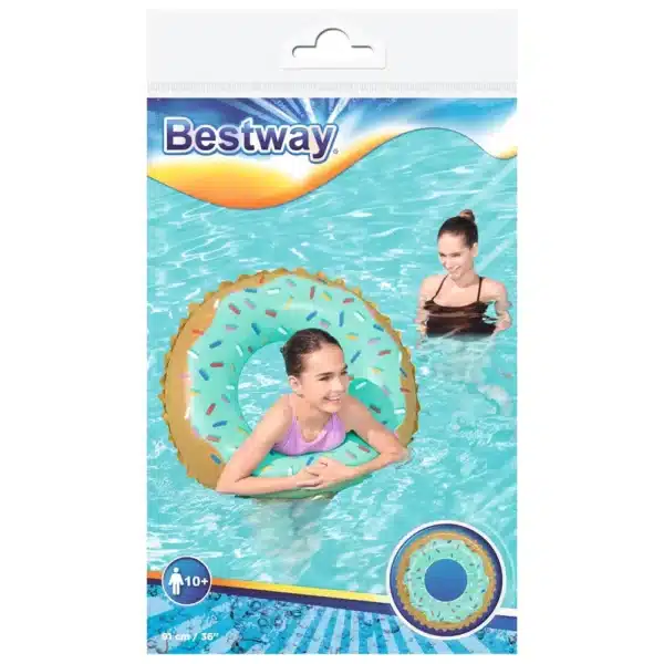 Bestway Sweet Donut Swim Ring Float 91cm - Image 3