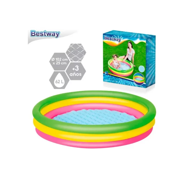 Bestway Inflatable Pool Summer Set 102 X 25 Cm