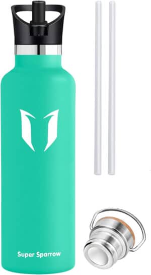 Vacuum Insulated Stainless Steel Water Bottle 750ml Emerald