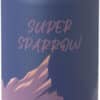 Super Sparrow Ultra-light Insulated Stainless Steel Water Bottle With Straw Lid 750ml Starry Purple
