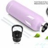 Vacuum Insulated Stainless Steel Water Bottle 1000ml Cherry Blossom - Image 2