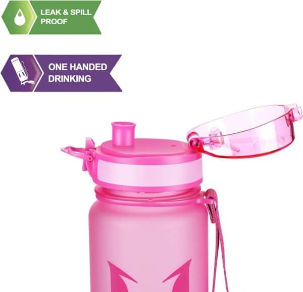 Super Sparrow Tritan Sports Bottle 1000ml Matt Pink - Image 2