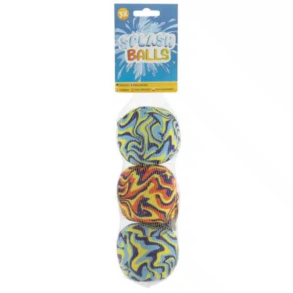 Pack of 3 Splash Balls - 8 cm Diameter