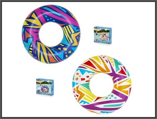 Bestway Inflatable Geometric Swim rings - 107 Cm