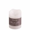 White Motion Led Wax Candle 7.50cm