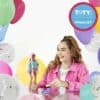 Barbie Extra Doll, Pink Braids in Floral Printed Jacket & Trousers, DJ Pet Mouse - Image 4