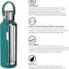 Super Sparrow Ultra-light Stainless Steel Water Bottle 750ml Dark Green - Image 4