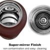 Super Sparrow Ultra-light Insulated Stainless Steel Water Bottle With Straw Lid 750ml Dark Brown - Image 3