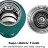 Super Sparrow Ultra-light Stainless Steel Water Bottle 750ml Dark Green - Image 3