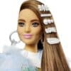 Barbie® Extra Doll #9 in Blue Ruffled Jacket with Pet Crocodile - Image 6