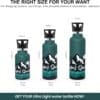 Super Sparrow Ultra-light Insulated Stainless Steel Water Bottle With Straw Lid 750ml Dark Brown - Image 4