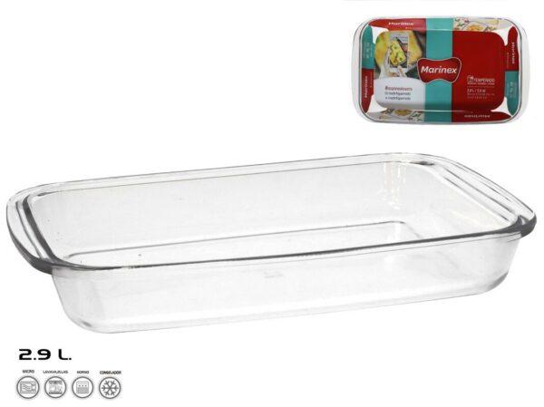 Marinex Glass Oven Dish 39.5x24x5cm