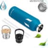 Vacuum Insulated Stainless Steel Water Bottle 750ml Sea Blue - Image 2