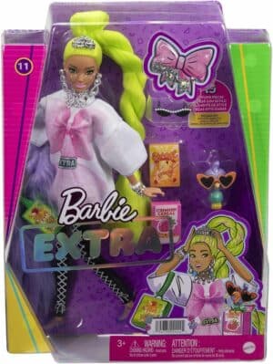 Barbie Extra Doll With Neon Green Hair