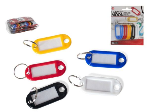 Key Rings X10 Pack Plastic