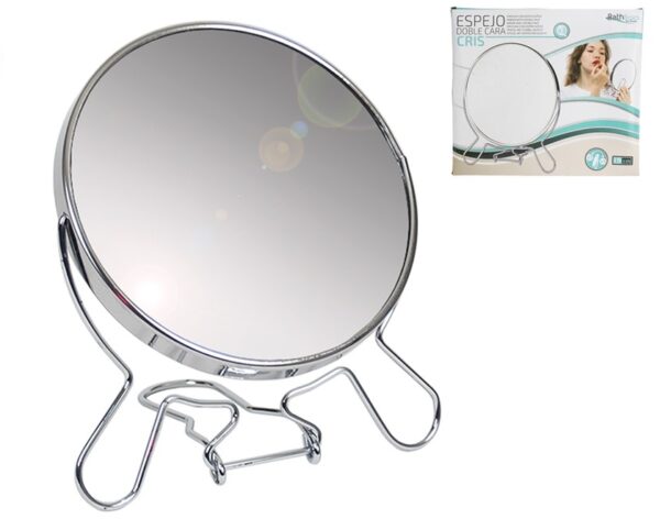 Mirror Double Face 14cm Diameter, Magnification x3