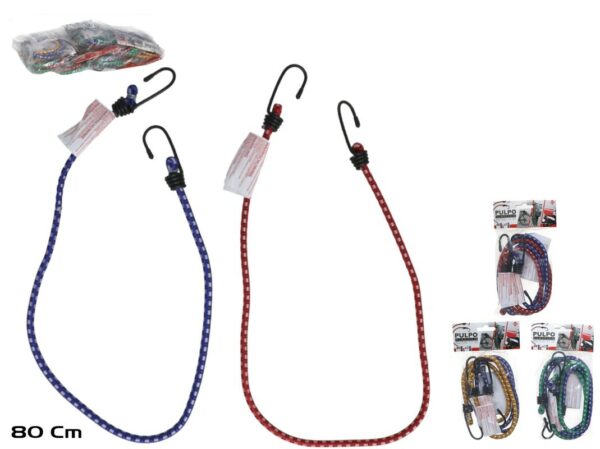 2-Pack Bungee Cords 80cm