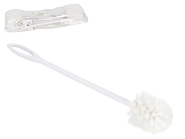 White Toilet Brush 44cm