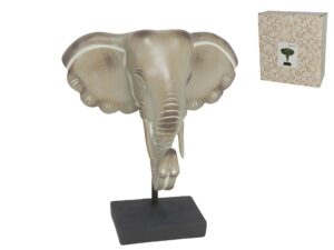 Decorative Elephant Head On Base