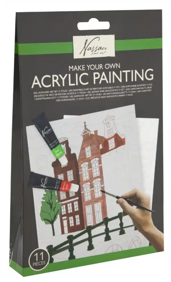 Acrylic And Watercolour 11 Piece Paint Art Set - Image 3