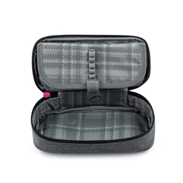 Bagmaster Pencil case Porto 22A Grey/Pink/Turquoise - Image 5