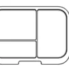 Munchbox Mega 3 Clear Tray
