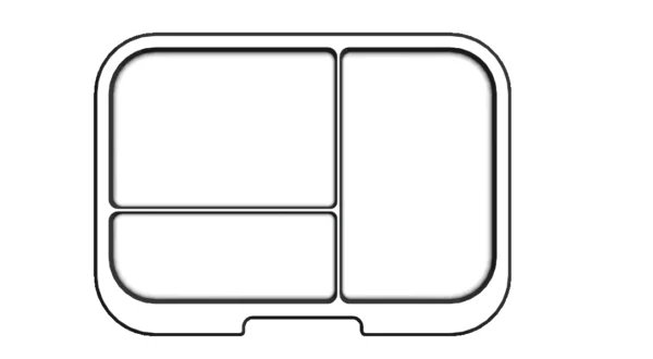 Munchbox Mega 3 Clear Tray