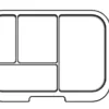 Munchbox Mega 4 Clear Tray