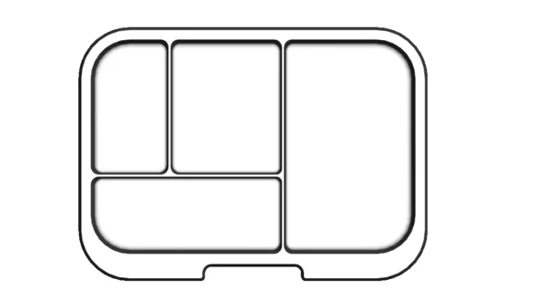 Munchbox Mega 4 Clear Tray