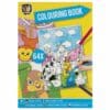 Colouring Book A4 64 Pages, 3 Assorted Designs - Image 4