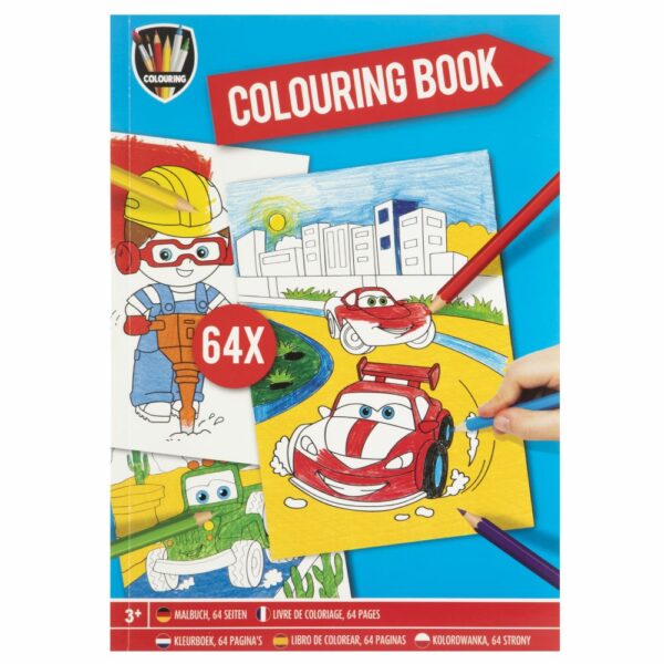 Colouring Book A4 64 Pages, 3 Assorted Designs - Image 5