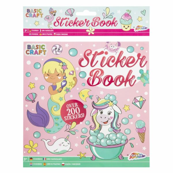 Sticker Book, 21x21 cm - 9 Sheets