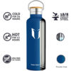 Super Sparrow Vacuum Insulated Stainless Steel Water Bottle 1000ml Blueberry - Image 3