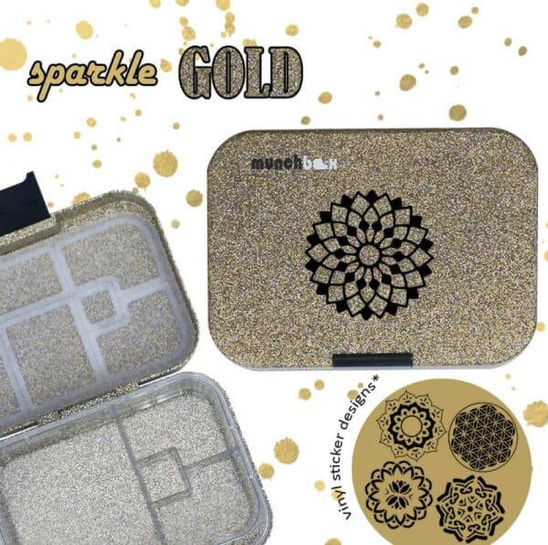 Munchbox Sparkle Gold Mini 4 - Image 6
