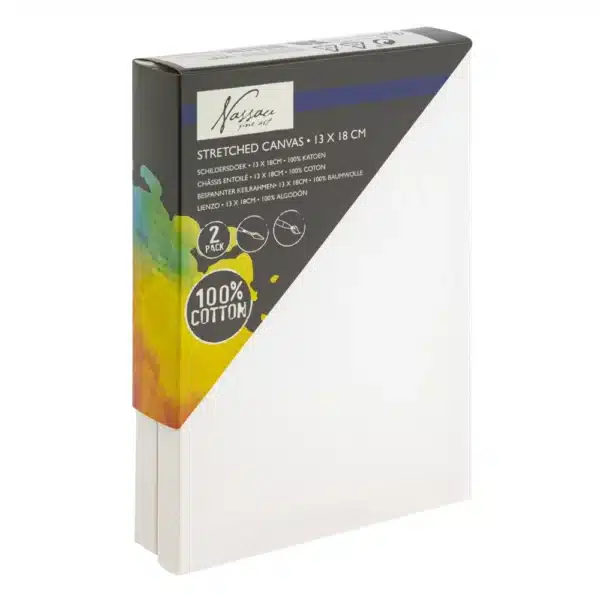 Canvas 13x18cm (packed By 2) 100% Cotton