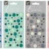 Flowers & Gemstones, Decorativeproduct size Stickers