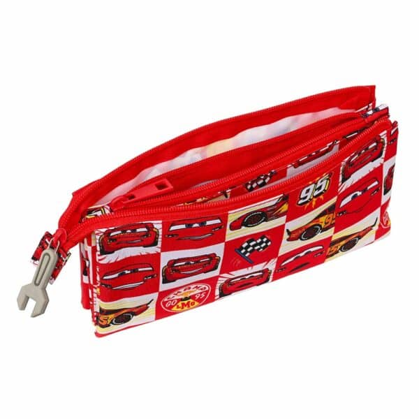 Triple Compartment Pencil Case Cars Let's Race - Image 3