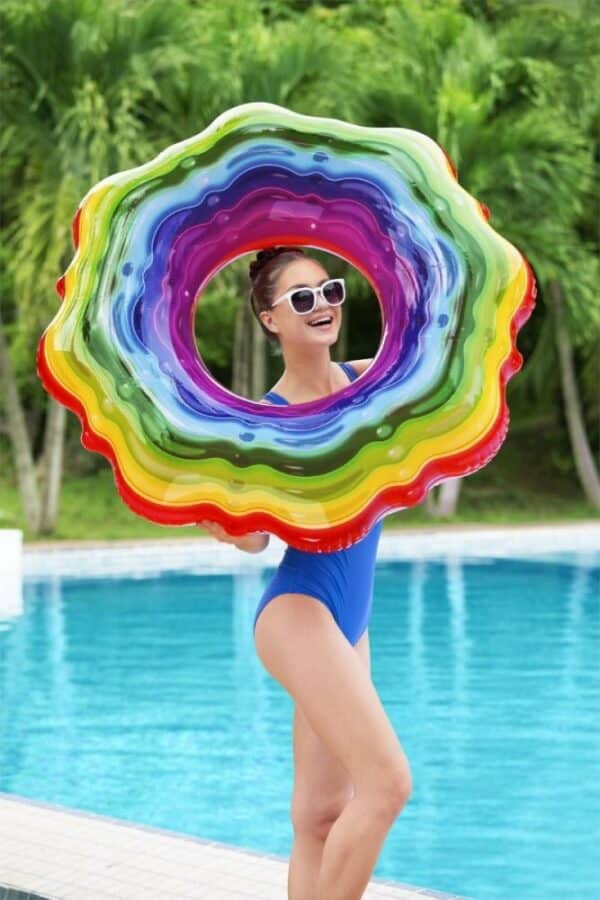 Bestway Rainbow Inflatable Swim Ring -  115 Cm - Image 3