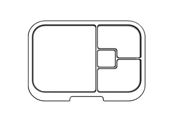 Munchbox Mini 4 Clear Tray