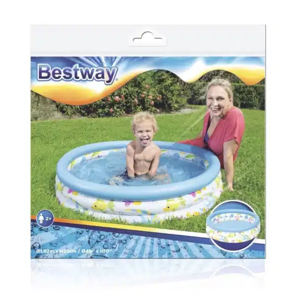 Bestway Inflatable Pool Ocean Life 102x25cm - Image 3