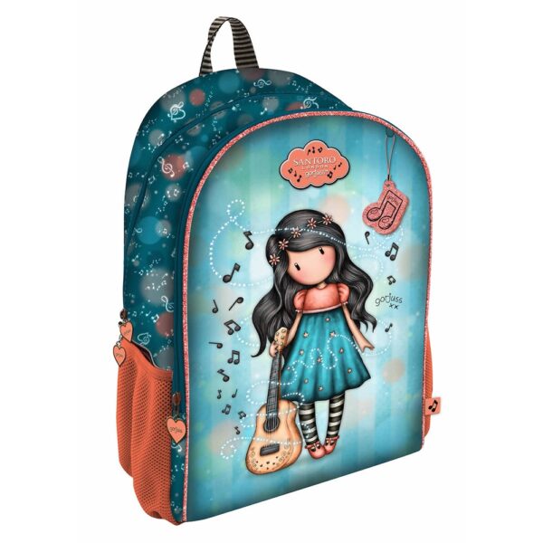 Santoro's Gorjuss Melodies 2-zip Backpack "This one is for you"