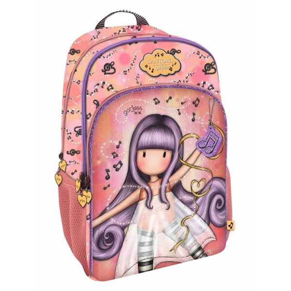 Santoro's Gorjuss Melodies 3-zip Backpack - Little Dancer