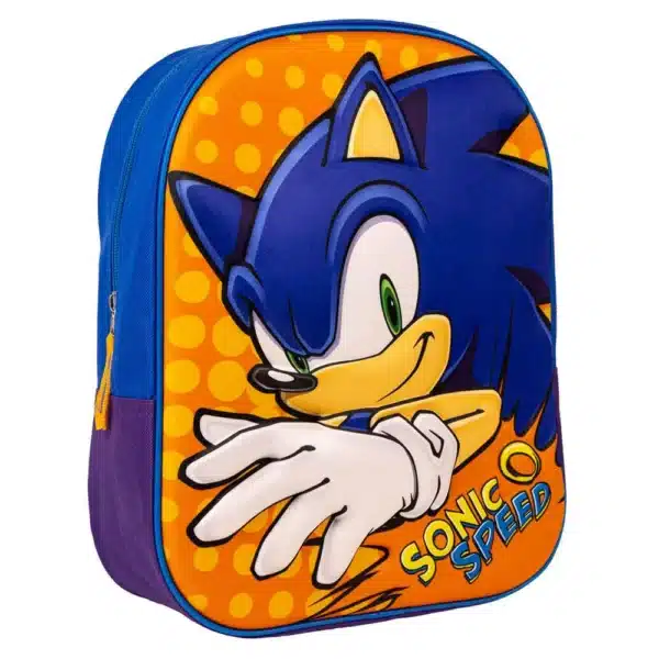 Kids Backpack 3d Sonic
