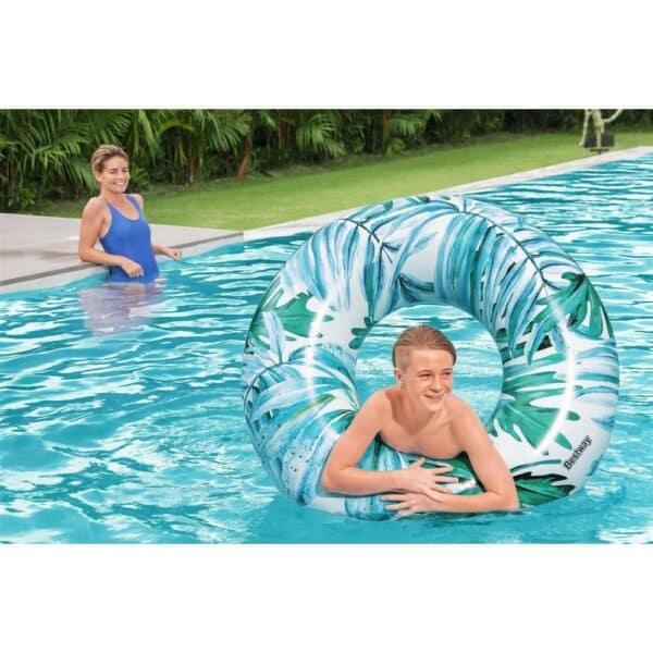 Bestway Inflatable Swim Ring Tropical Palms -119 Cms - Image 2