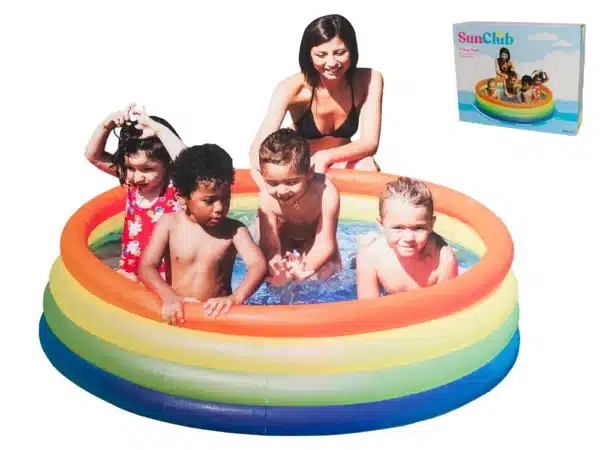 Inflatable 4 ring Paddling Pool 150x40cm