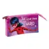 Triple Pencil Case Ladybug