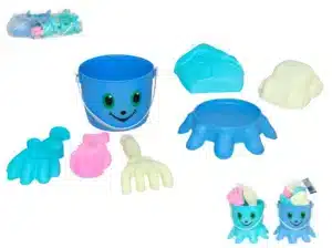 Octopus 6 Piece Beach Bucket Set