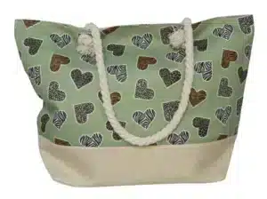 Beach Bag 52,5x34cm Hearts